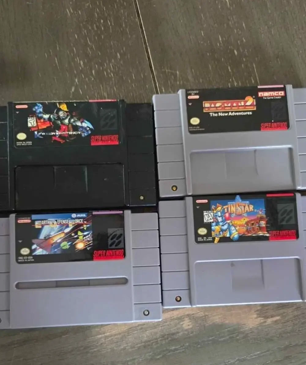 SNES 4 Game Lot